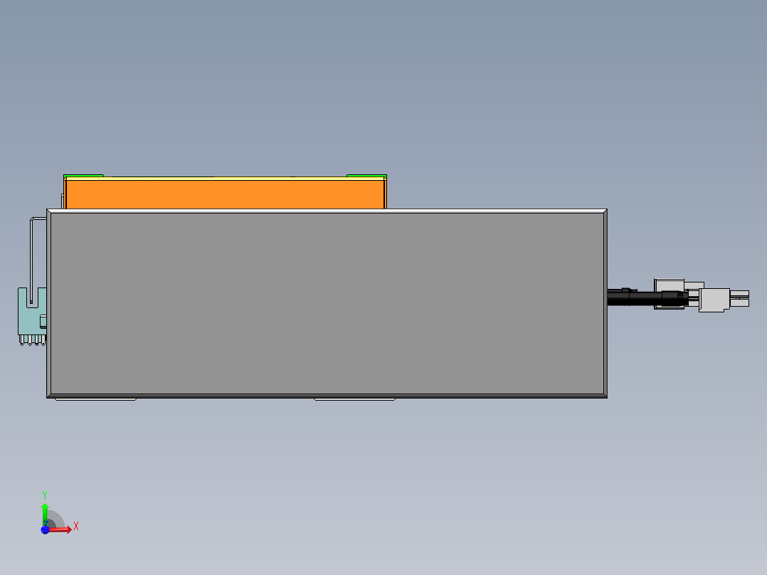 MCH丝杆全封闭MCH17-BL-400W前视图