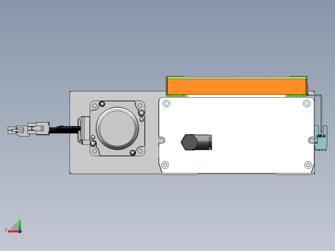 MCH丝杆全封闭MCH17-BL-400W后视图