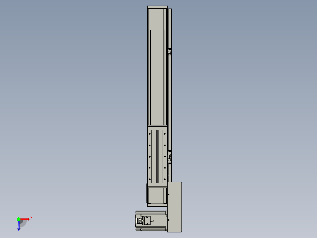 欧规系列-LB8-L75-S400-BL-ZP75-C3俯视图