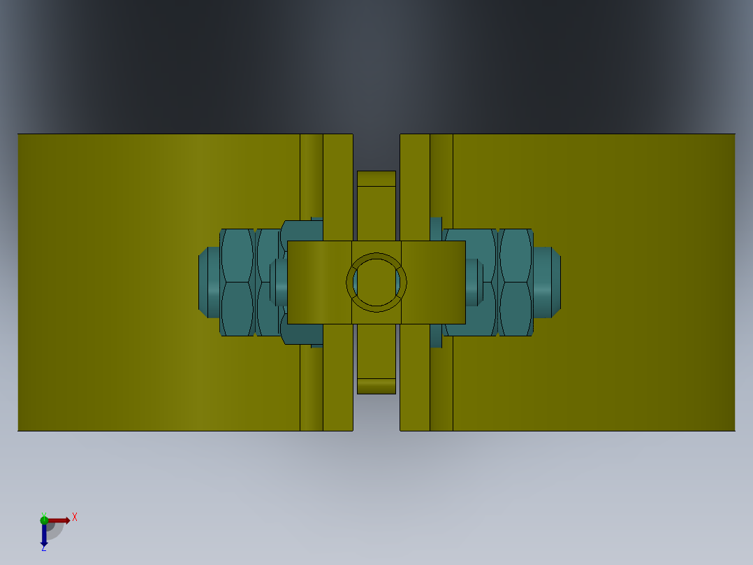 支架 (22)俯视图