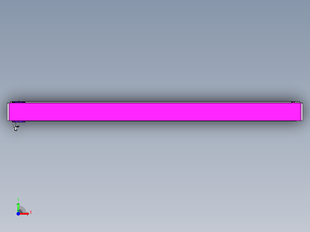 威洛博VL系列直线电机模组-VL22H2-S3350前视图