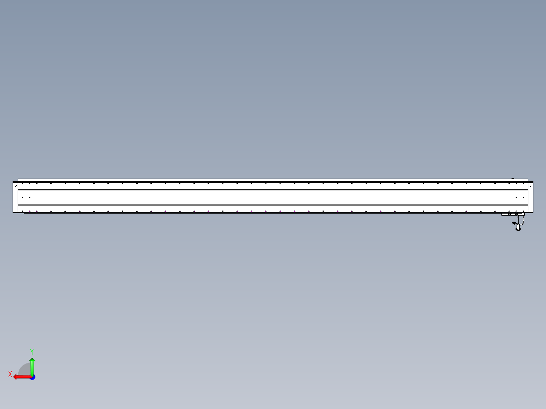 威洛博VL系列直线电机模组-VL22H2-S3350后视图