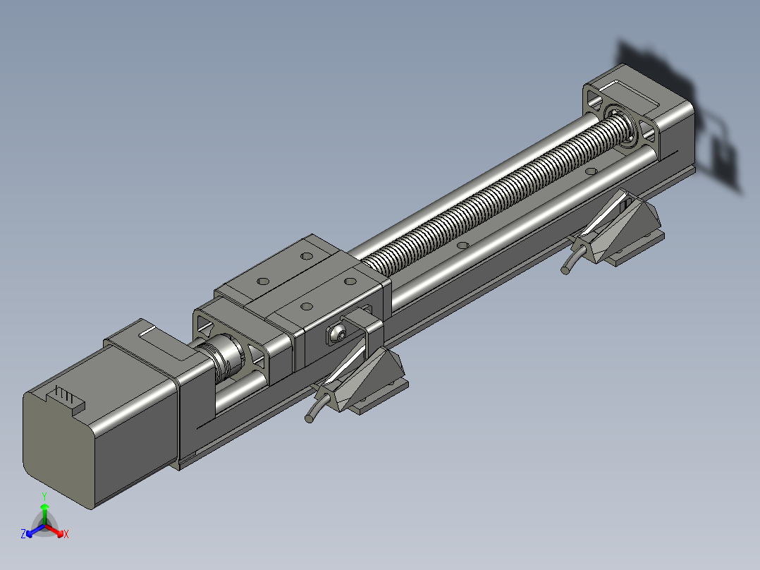 模组FSK30J E100-BC-B28正等轴测图