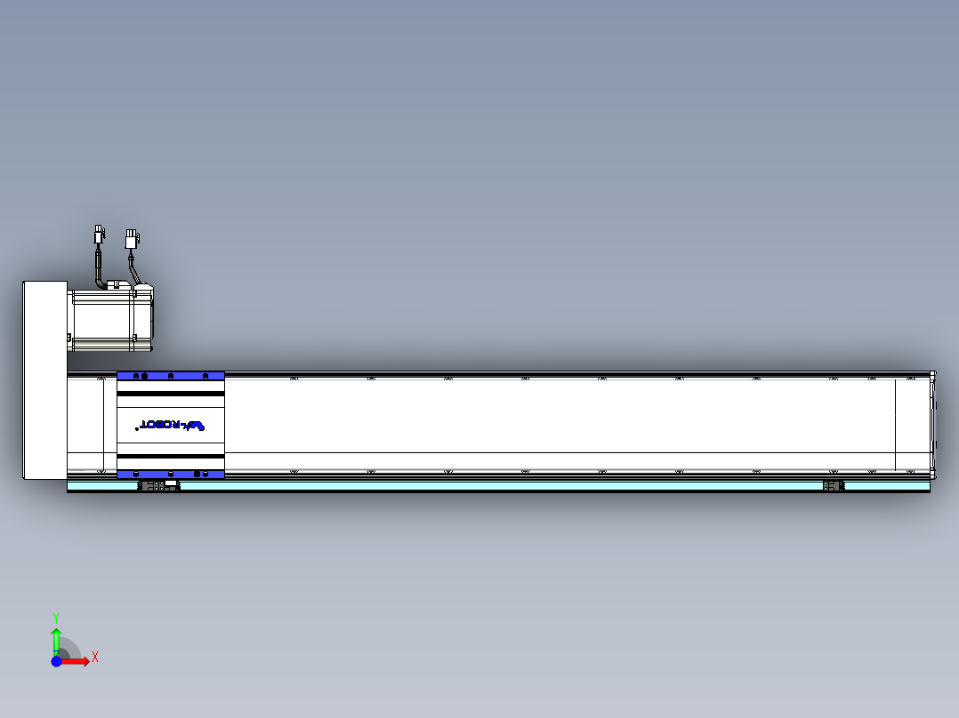 VF丝杆传动-一般环境VF14-Lxx-C-S850-BR-ZP75-C3前视图