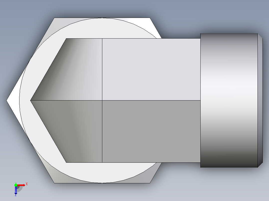 卡套式工业通用硬管接头EO_Assembled_adjustable_standpipe_elbow_EVW18LMOMD71俯视图