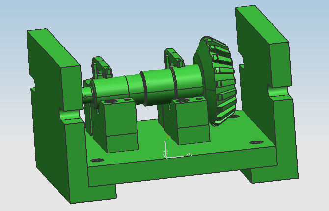 汽车主动锥齿轮气动夹具设计【柔性夹具】【含三维图】