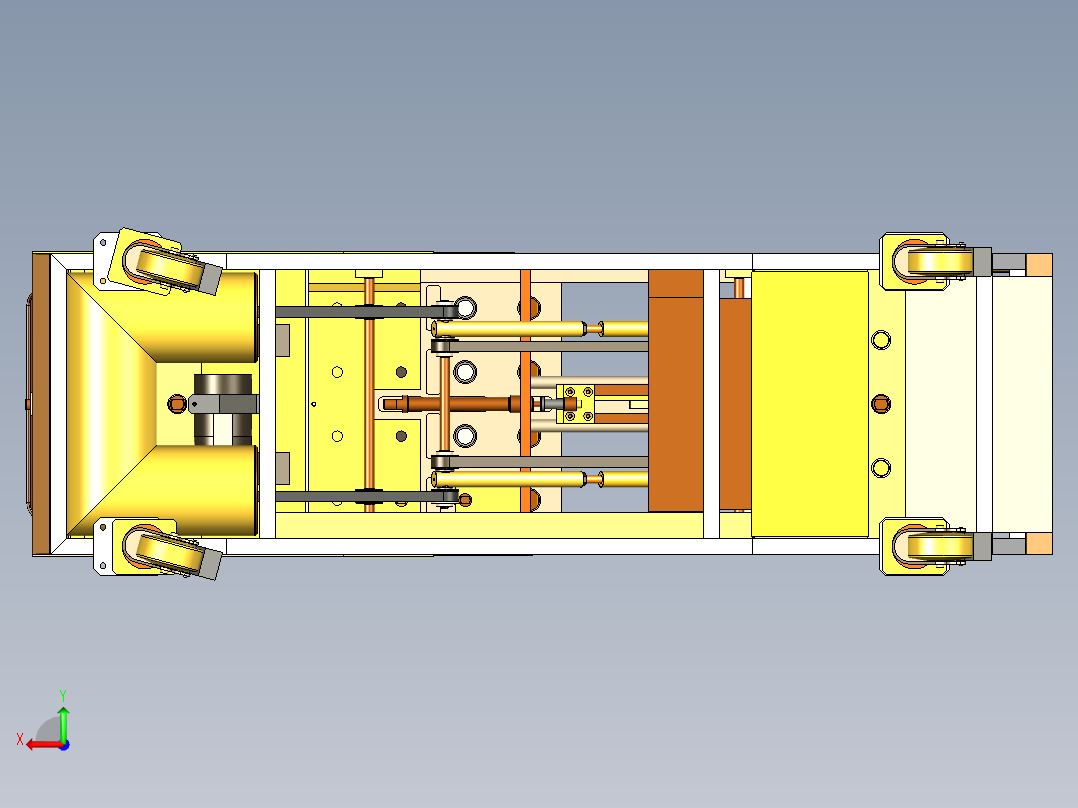 隔膜真空计后视图