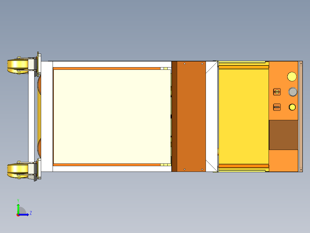 隔膜真空计左视图