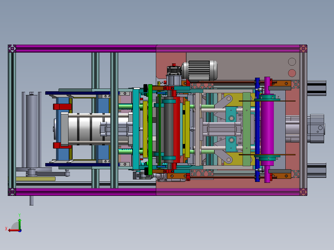 牙刷全自动成型包装一体机sw12后视图
