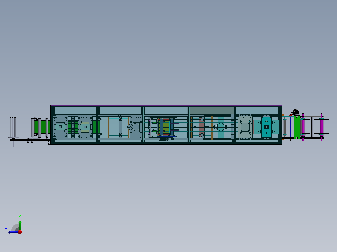 牙刷全自动成型包装一体机sw12右视图