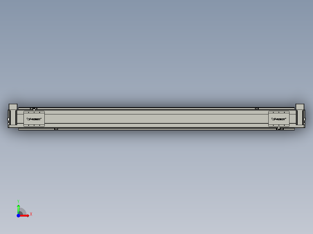 威洛博双电机滑台-VBC14S2-L50-S1700-BU-P40-C6前视图