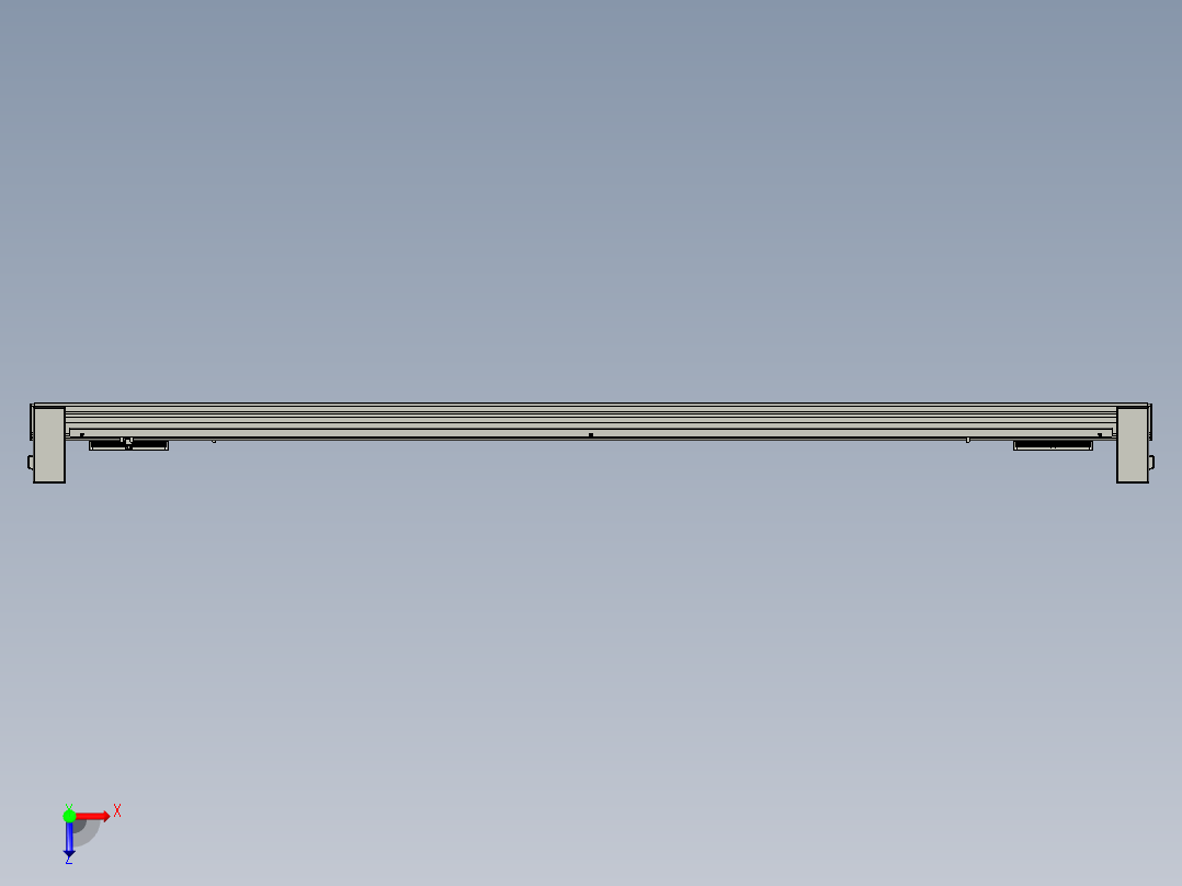 威洛博双电机滑台-VBC14S2-L50-S1700-BU-P40-C6俯视图