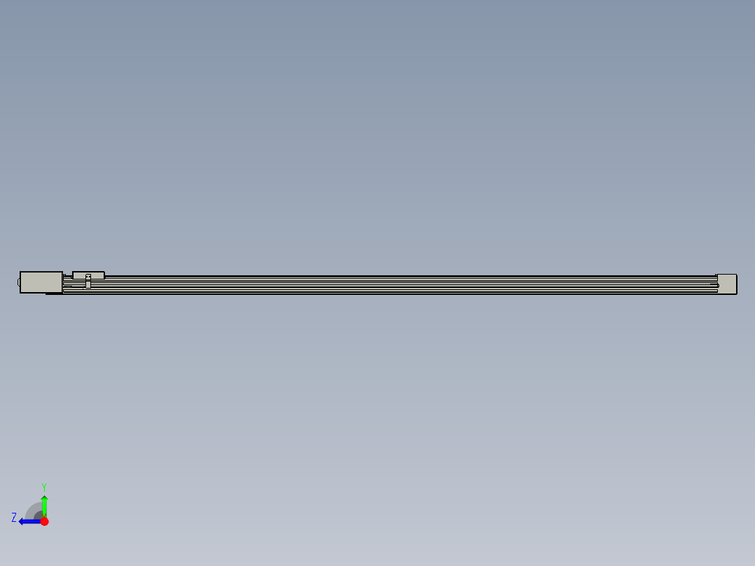 威洛博直线电机模组EB4-L40-S1700-BL-57-MS3右视图