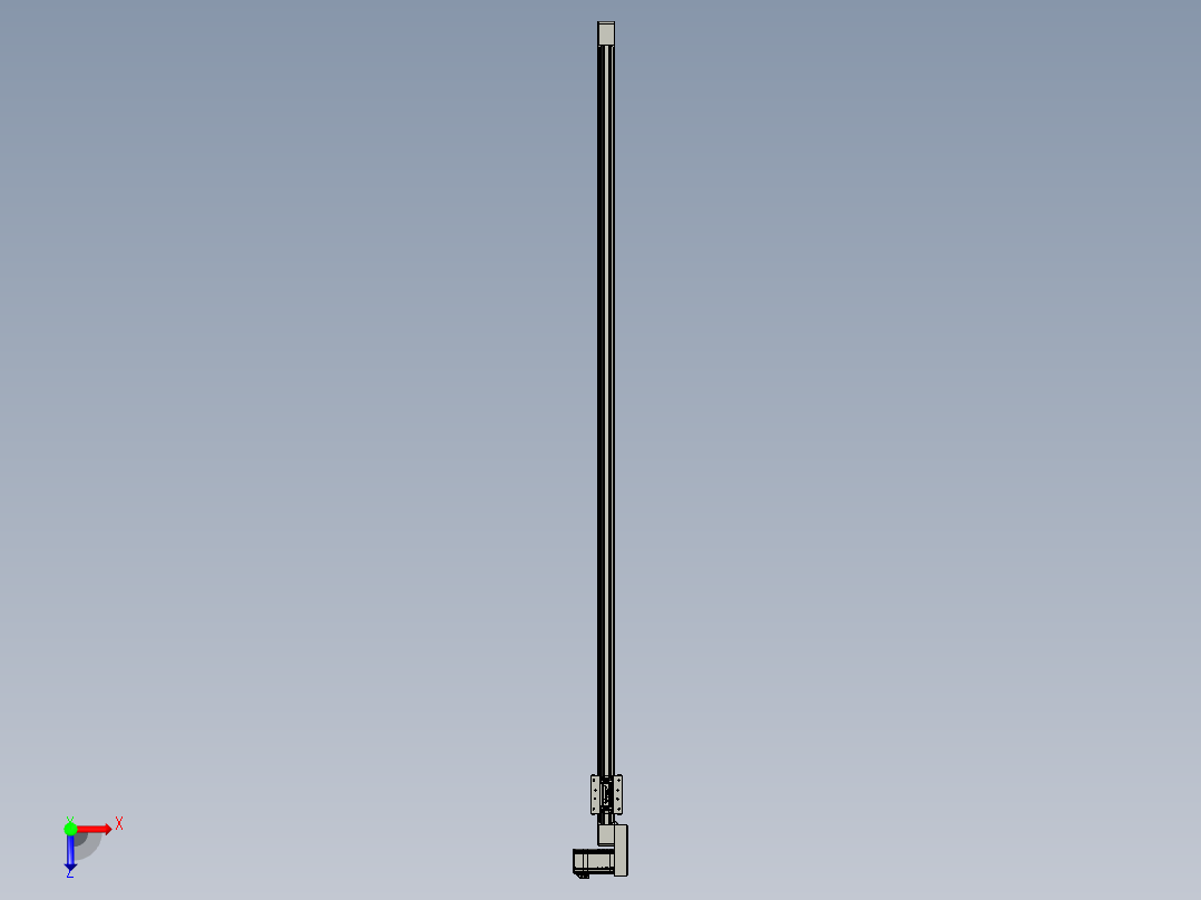 威洛博直线电机模组EB4-L40-S1700-BL-57-MS3俯视图