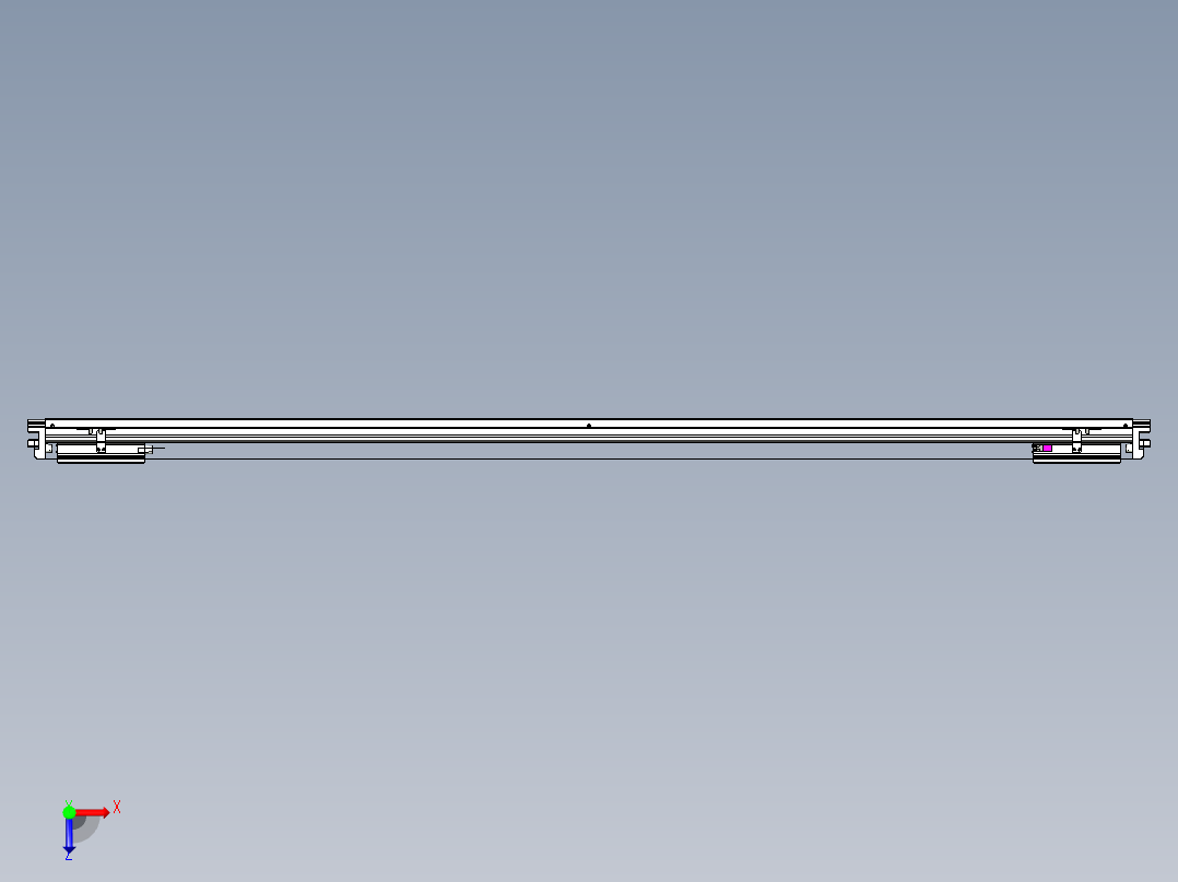 威洛博VL系列3d模型模组2VL17E2Y-S1800俯视图