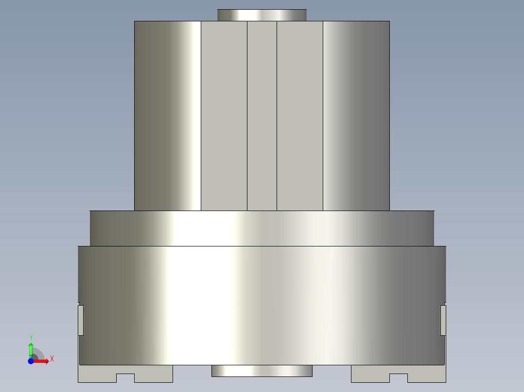 普通气爪PH02-25A前视图