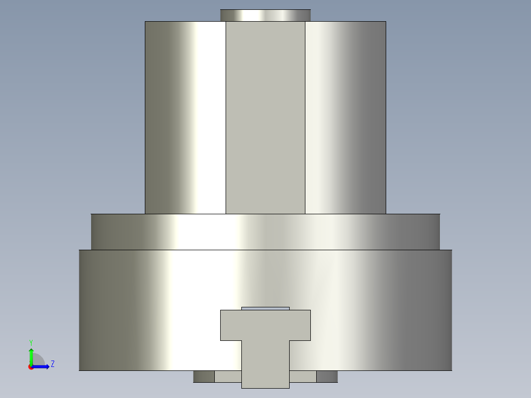 普通气爪PH02-25A左视图