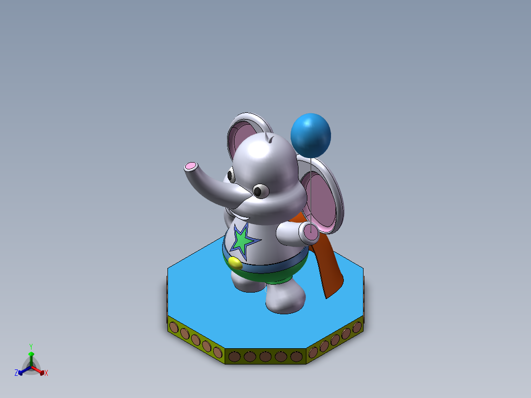 小象正等轴测图