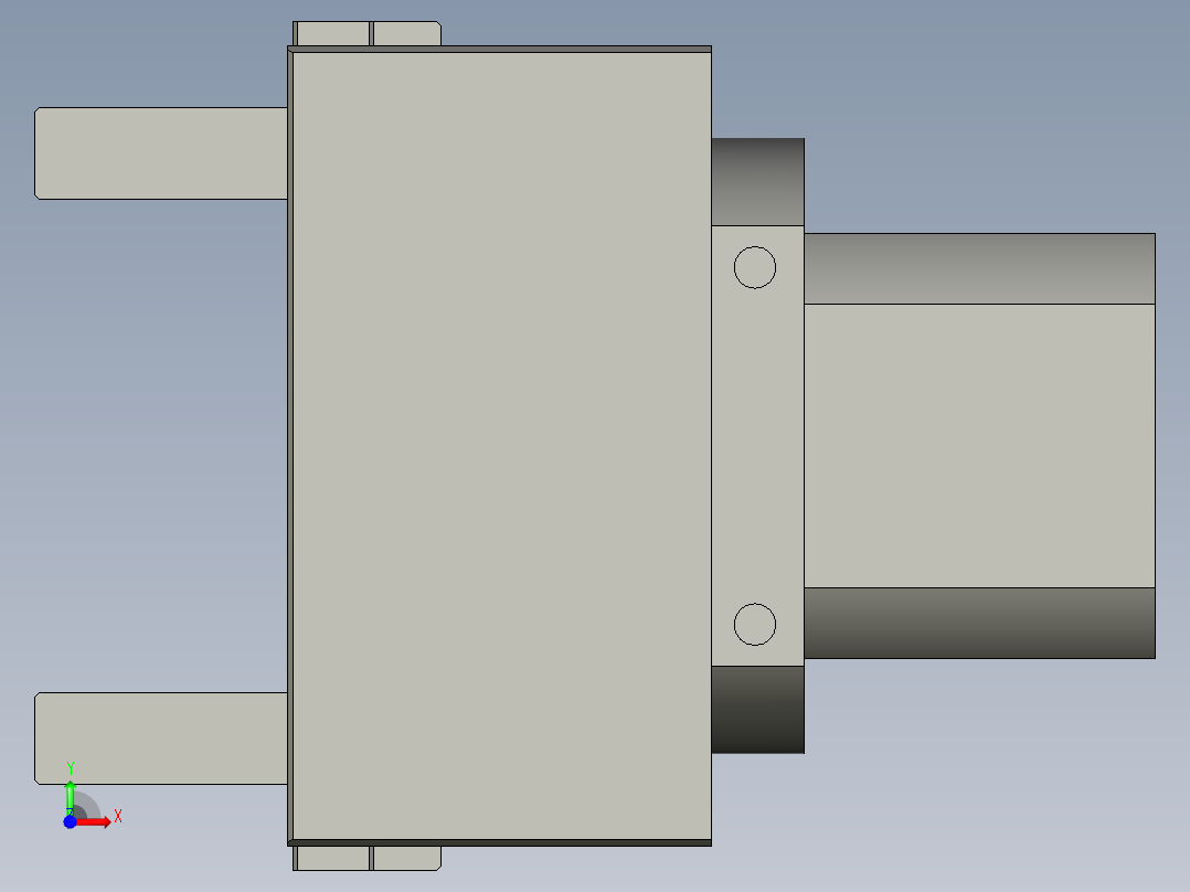 普通气爪PH01K-50前视图