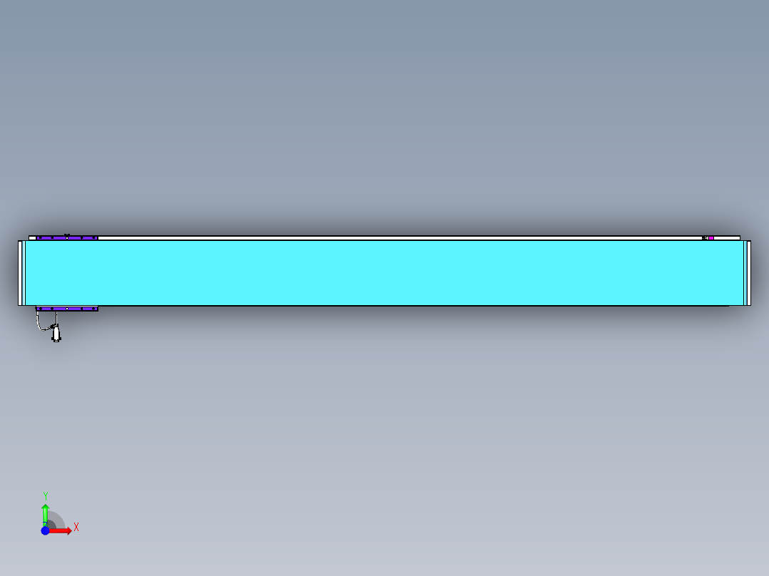 威洛博VL系列直线电机模组-VL22H3-S2150前视图