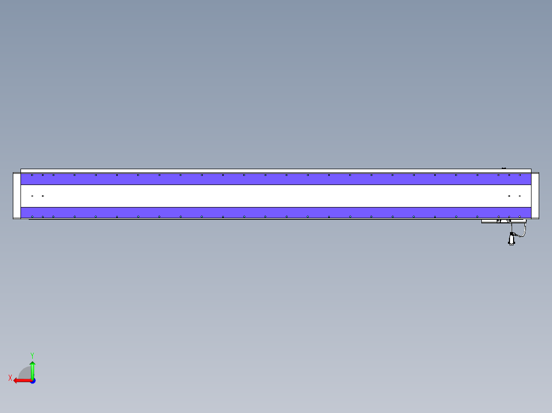威洛博VL系列直线电机模组-VL22H3-S2150后视图