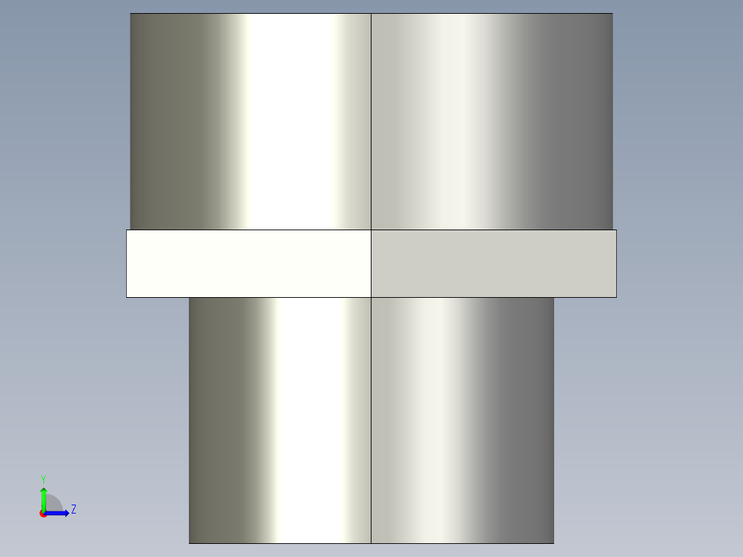 船舶管路系统SeaCor_PVC-SS_SPIGxFPT_37J178012_1.25in左视图