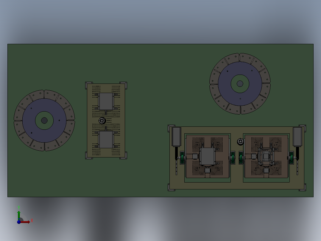 机器人自动化焊接设备前视图