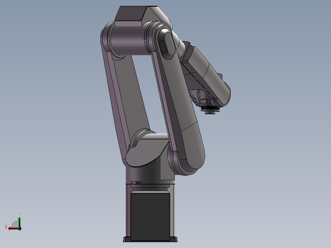 六轴机械手后视图