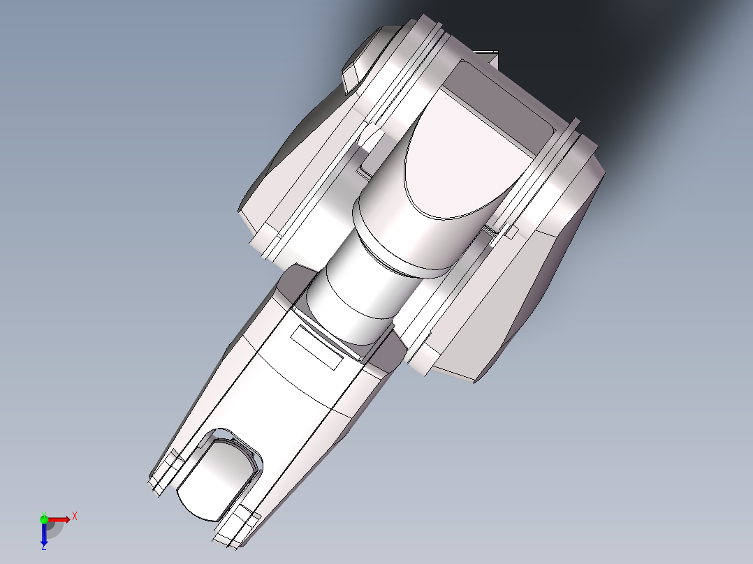 六轴机械手俯视图