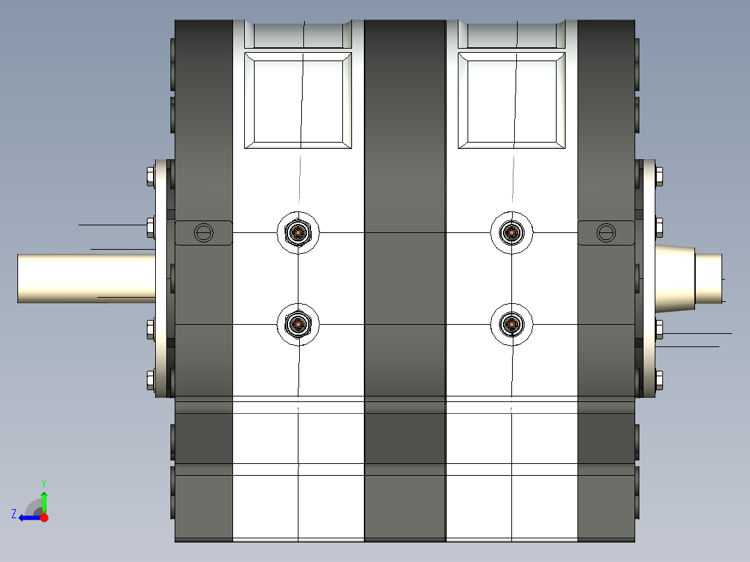 汪克尔发动机右视图