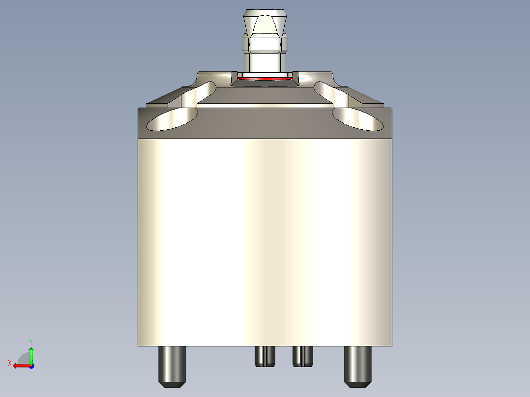 KOSMEKSFA1000-G0N-070多系列多零件图纸模型多系列多零件图纸模型后视图