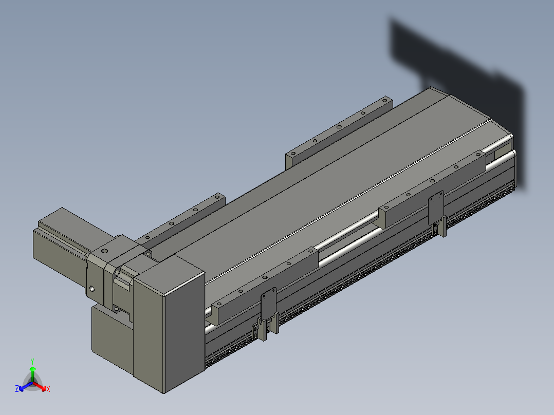 直线模组LHB21-L40-S350-RU设计图纸