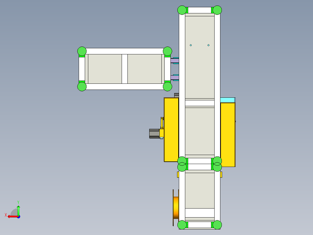 书本打包机结构设计含UG三维=1372723==600后视图