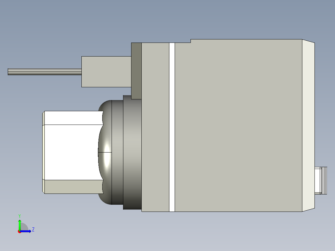 基恩士AP-C30_31(P)_33(P)_kc图纸模型左视图