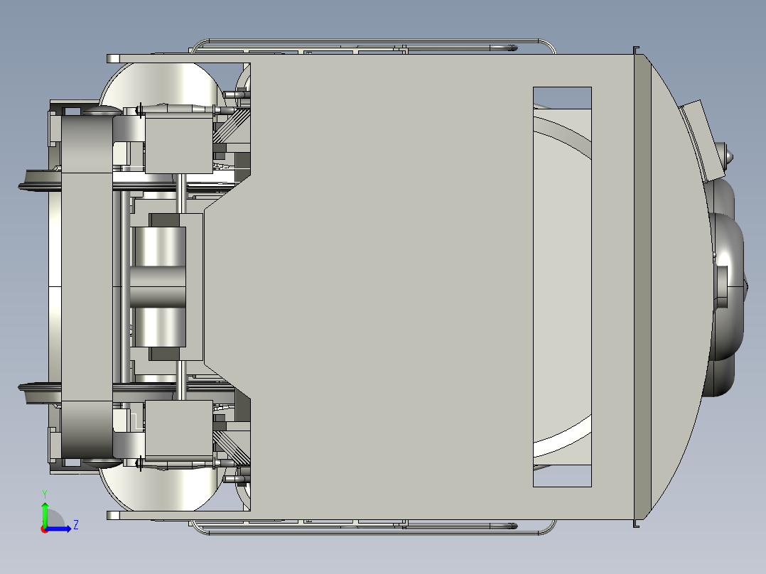 蒸汽机车左视图