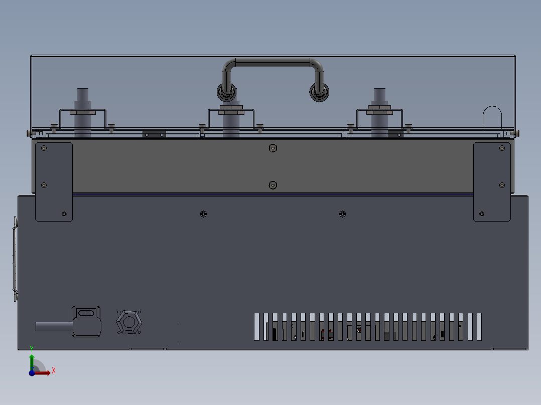 半导体制冷热恒温平台sw18可编辑前视图