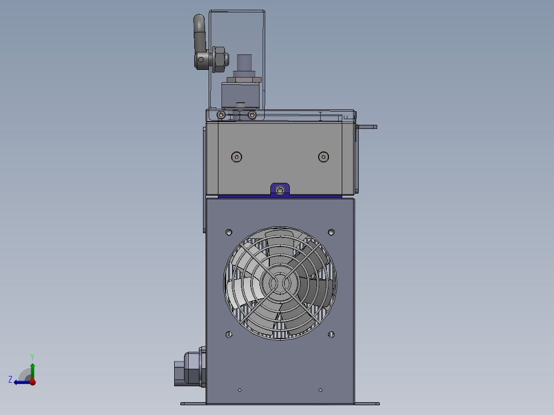 半导体制冷热恒温平台sw18可编辑右视图
