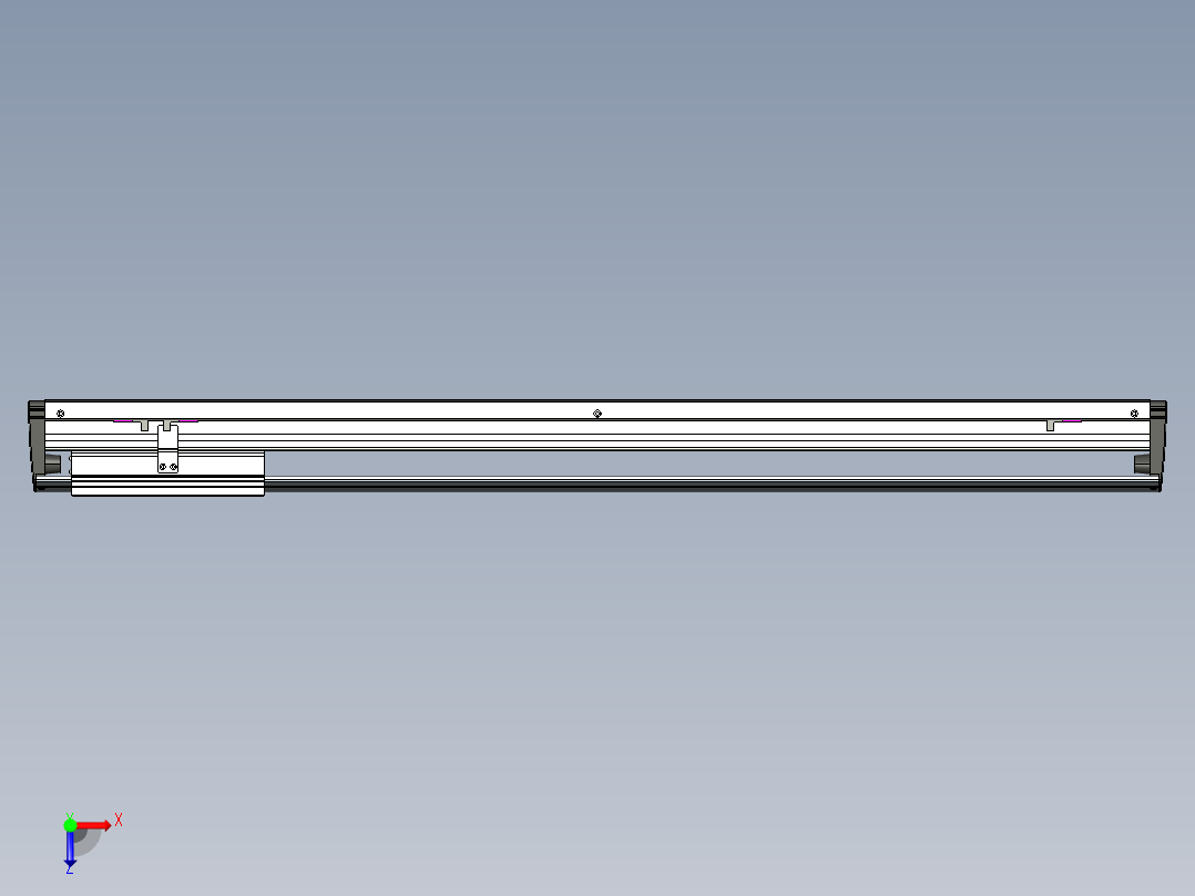 威洛博VL系列3d模型模组VL17E2Y-S800俯视图