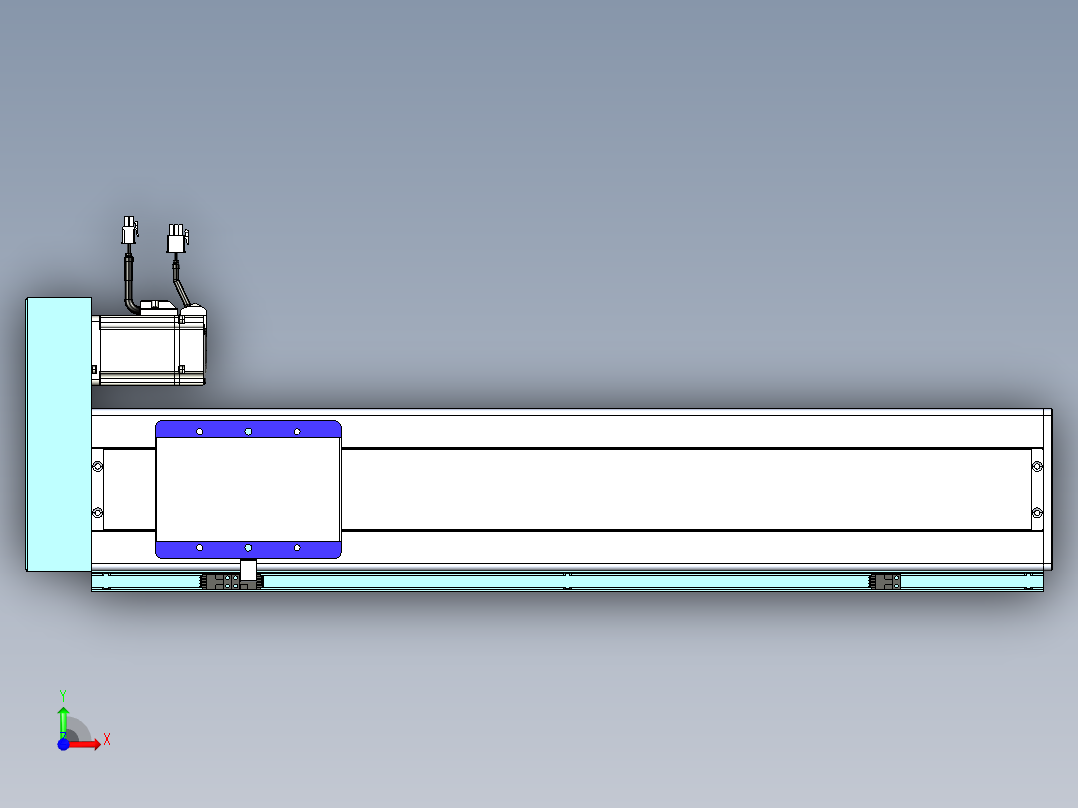 威洛博VC丝杆传动-无尘环境VC14-Lxx-C-S550-BR-ZP40-C3前视图