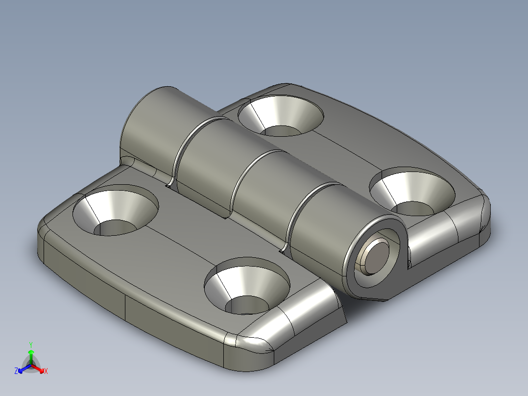 型材-KJN 30-30 COMBI HINGE 095K3030F00正等轴测图
