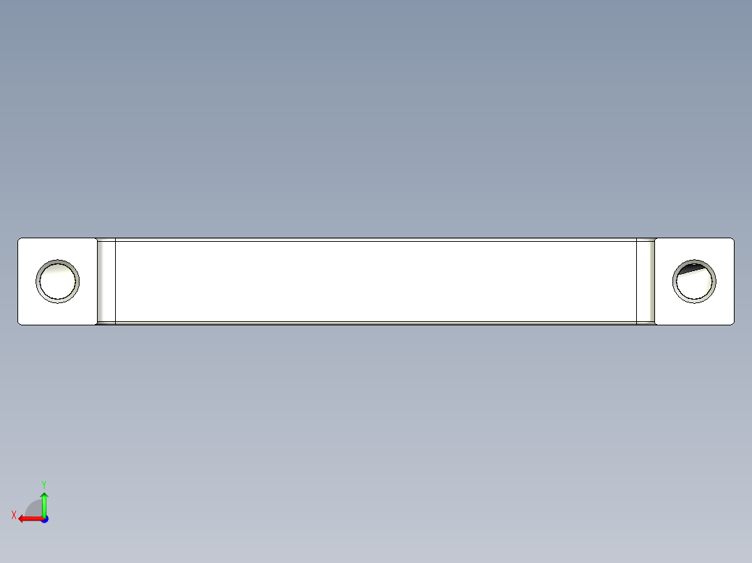 取手(鋁合金)SS1-3D多系列多零件图纸模型后视图