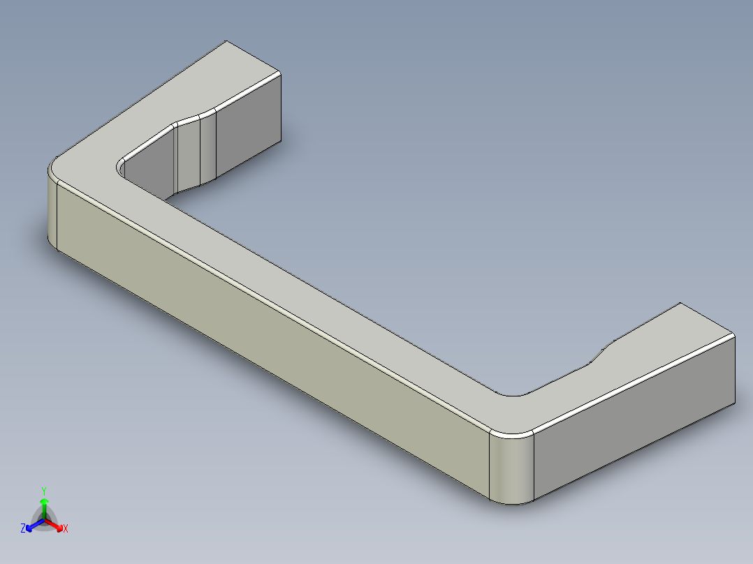 取手(鋁合金)SS1-3D多系列多零件图纸模型正等轴测图