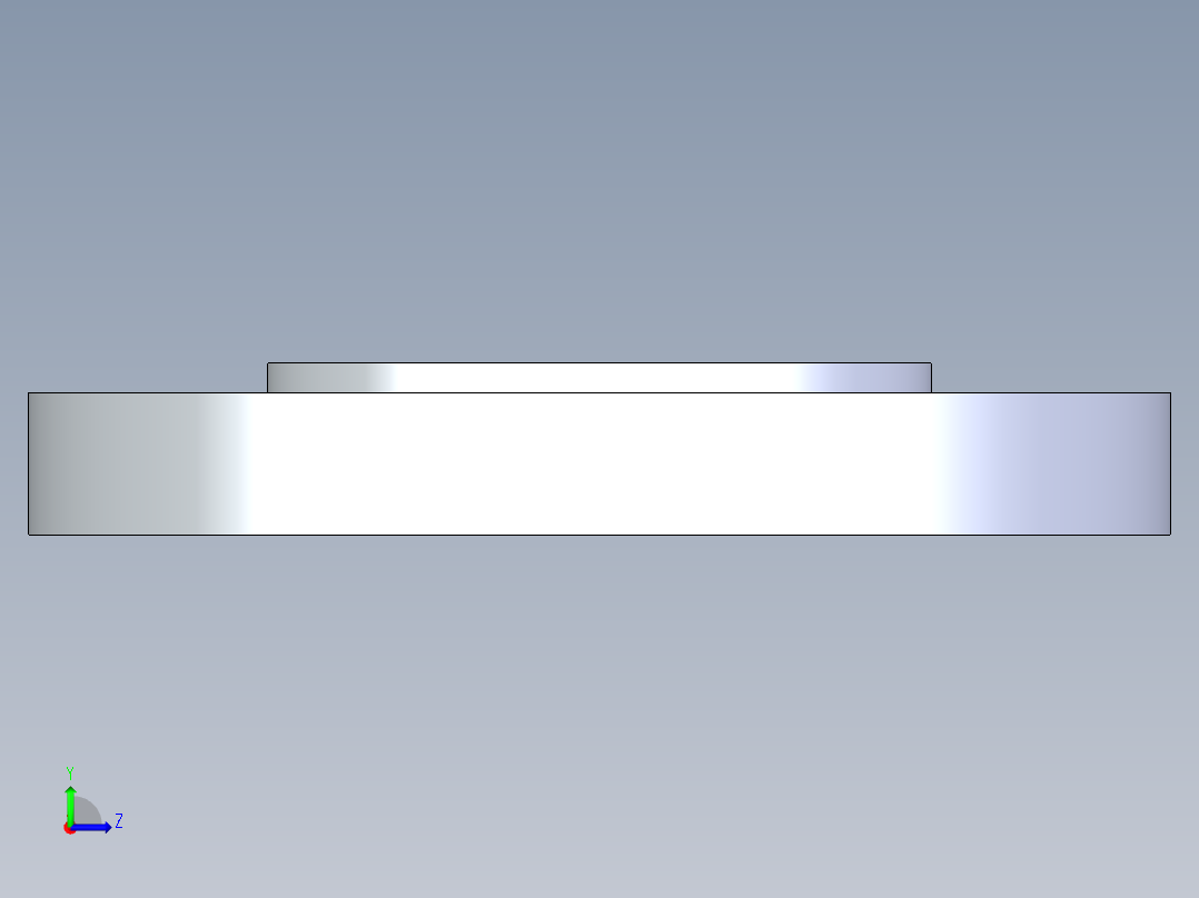 CPVC管件25-Sch80_Blind Flange_9853-040_4in左视图