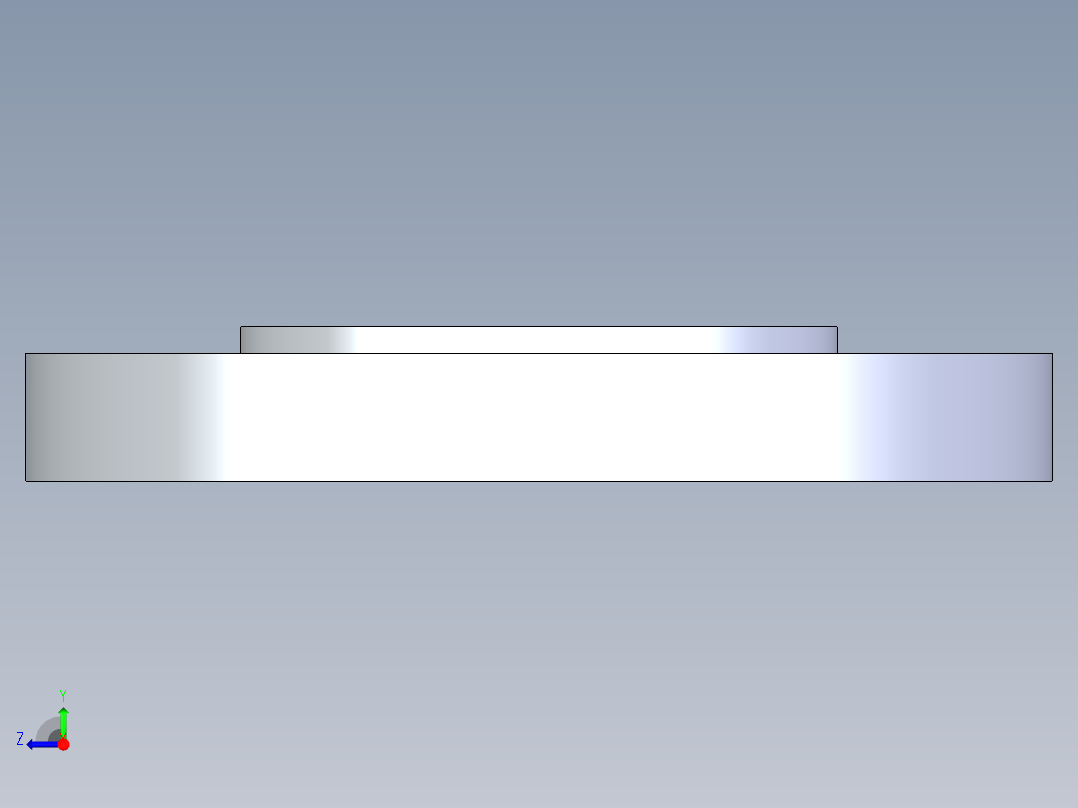 CPVC管件25-Sch80_Blind Flange_9853-040_4in右视图