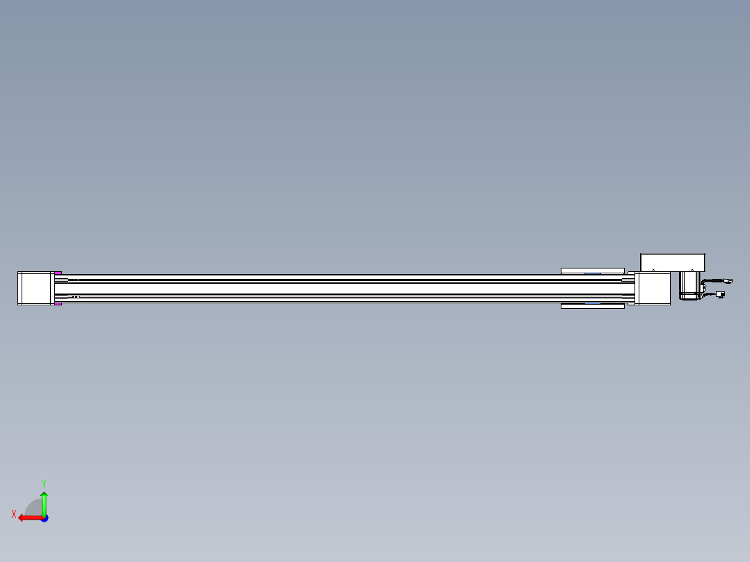 威洛博LB.GB同步带传动--欧规系列GB8-L96-S1400-BR-P40后视图