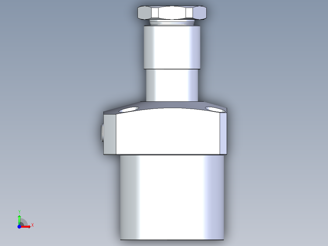 KOSMEKLHA0900-GL多系列多零件图纸模型前视图