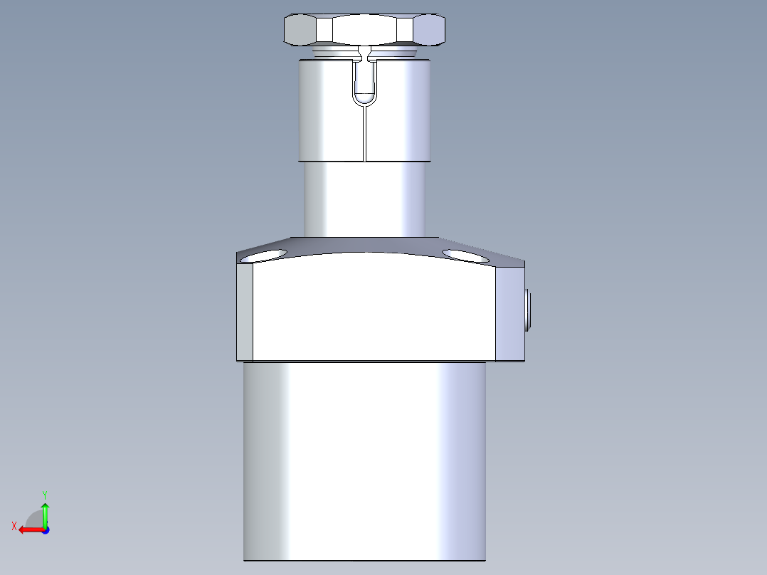 KOSMEKLHA0900-GL多系列多零件图纸模型后视图