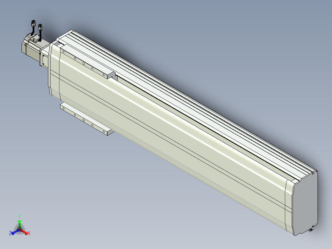 VF丝杆传动-一般环境VF27-Lxx-C-S1000-BC-ZP75-C3正等轴测图