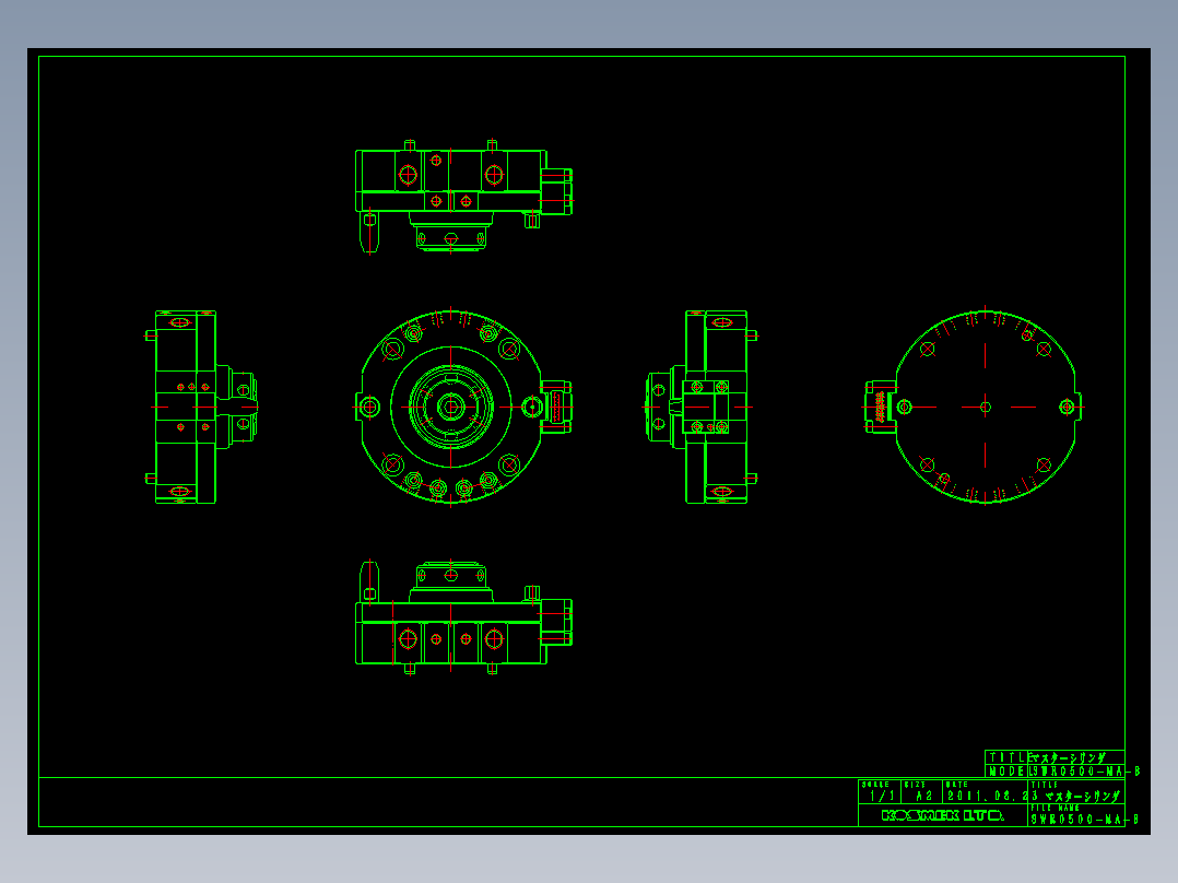 KOSMEKSWR0500-MA-B多系列多零件图纸模型多系列多零件图纸模型