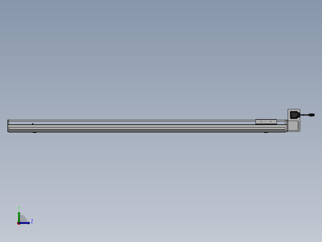 精密模组MT100-L78-1200-RU-M10-C4左视图